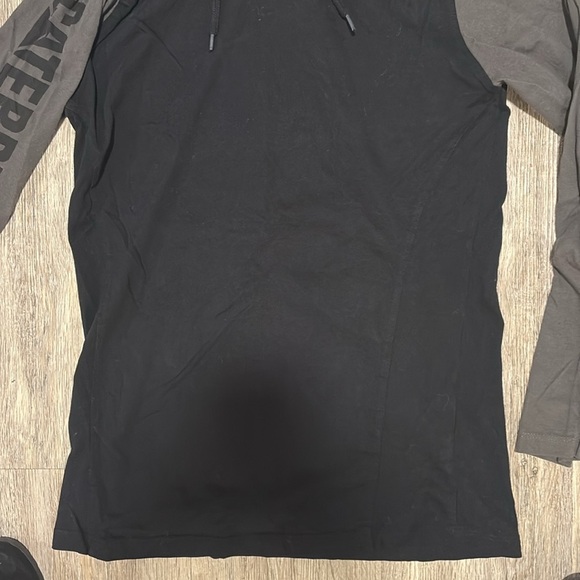 Caterpillar Black and Gray Women Thin Hoodie - Picture 3 of 9